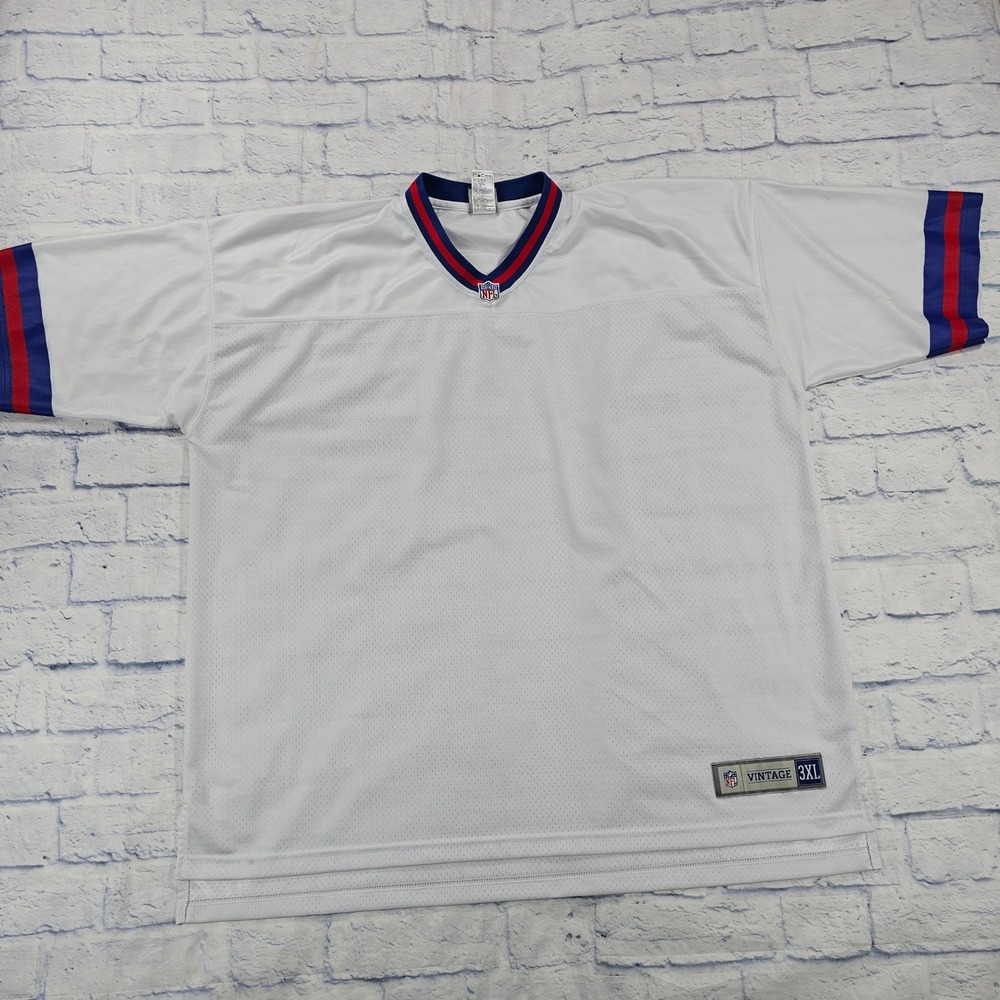New York Gaints NFL Proline Vintage Football Jersey Mens 3XL White BLANK